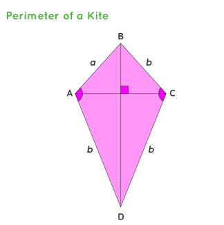 perimeter  of kite formula